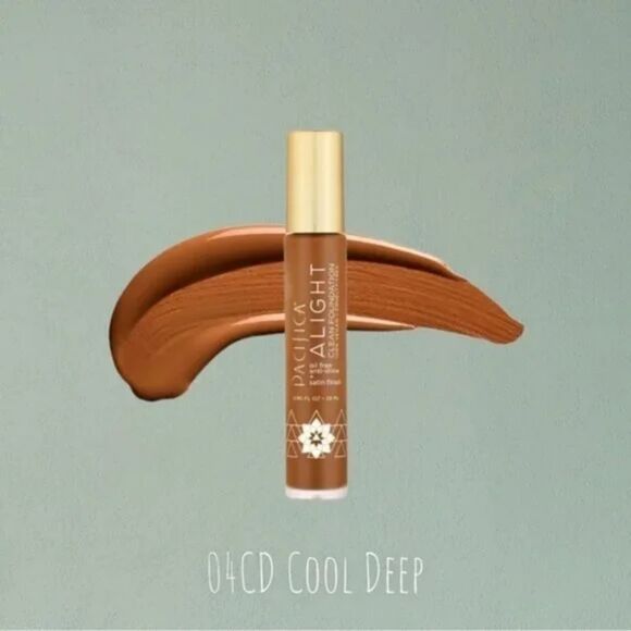 Pacifica Alight Clean Foundation 0.9 oz 04CD Cool Deep - Picture 1 of 3